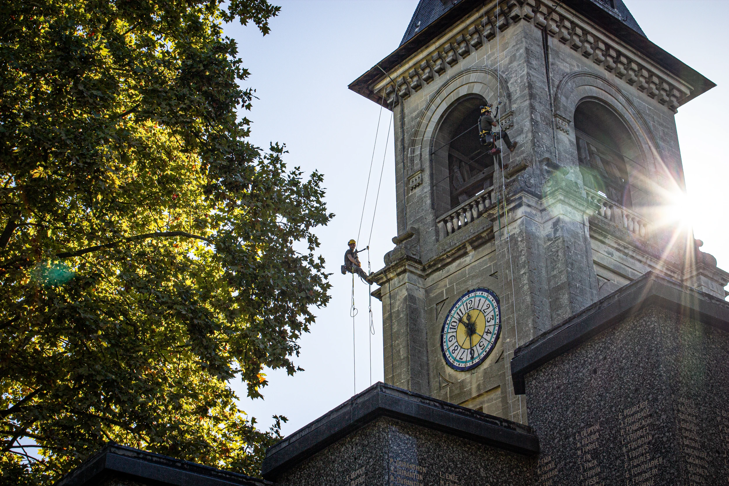 Intervention de cordistes MS Access pour les cloches sonnent chez ALIENOR INGENIERIE NA (RINCENT) à Bordeaux (bâtiment) – 3